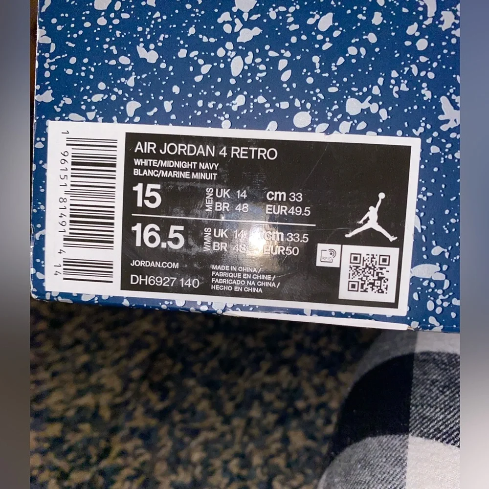 Jordan 4 Retro “Midnight Navy” - Picture 9 of 9